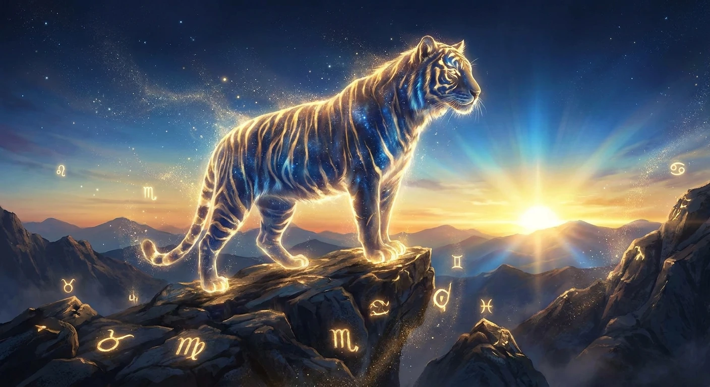 signe chinois tigre caractère